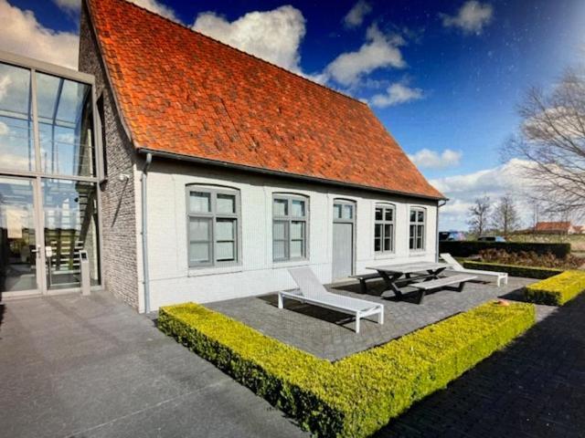 Schravenhoek Met Indoorzwembad En Sauna Veurne Εξωτερικό φωτογραφία